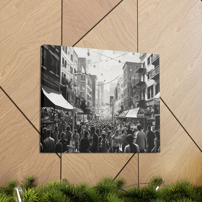 Street Fair Canvas Art