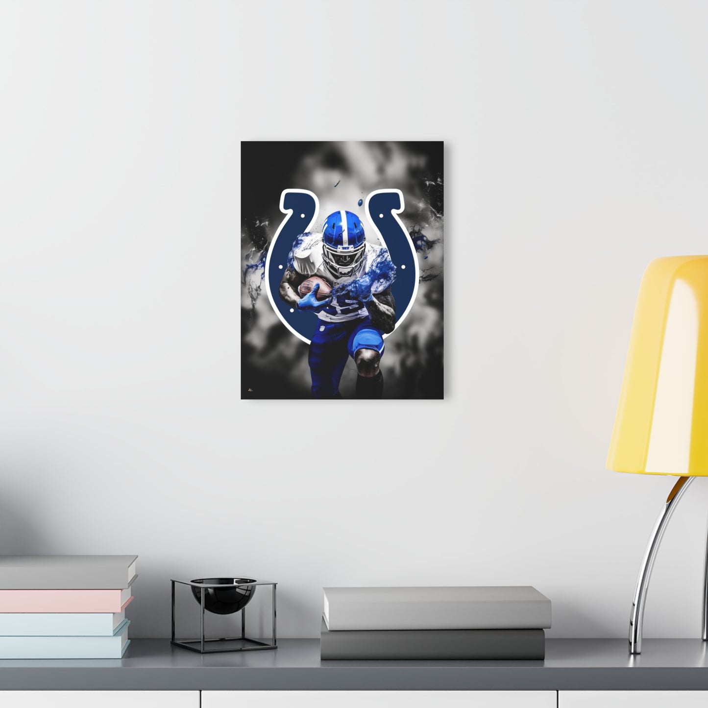 Colts Brillance, Indiana, Indianapolis, Football Fan, Concept Style, Acrylic Wall Art