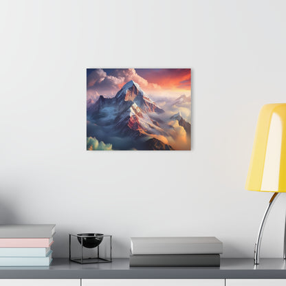 Mountain Paradise, Landscape Concept Style, Acrylic Wall Art