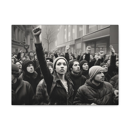 Protest Canvas Art