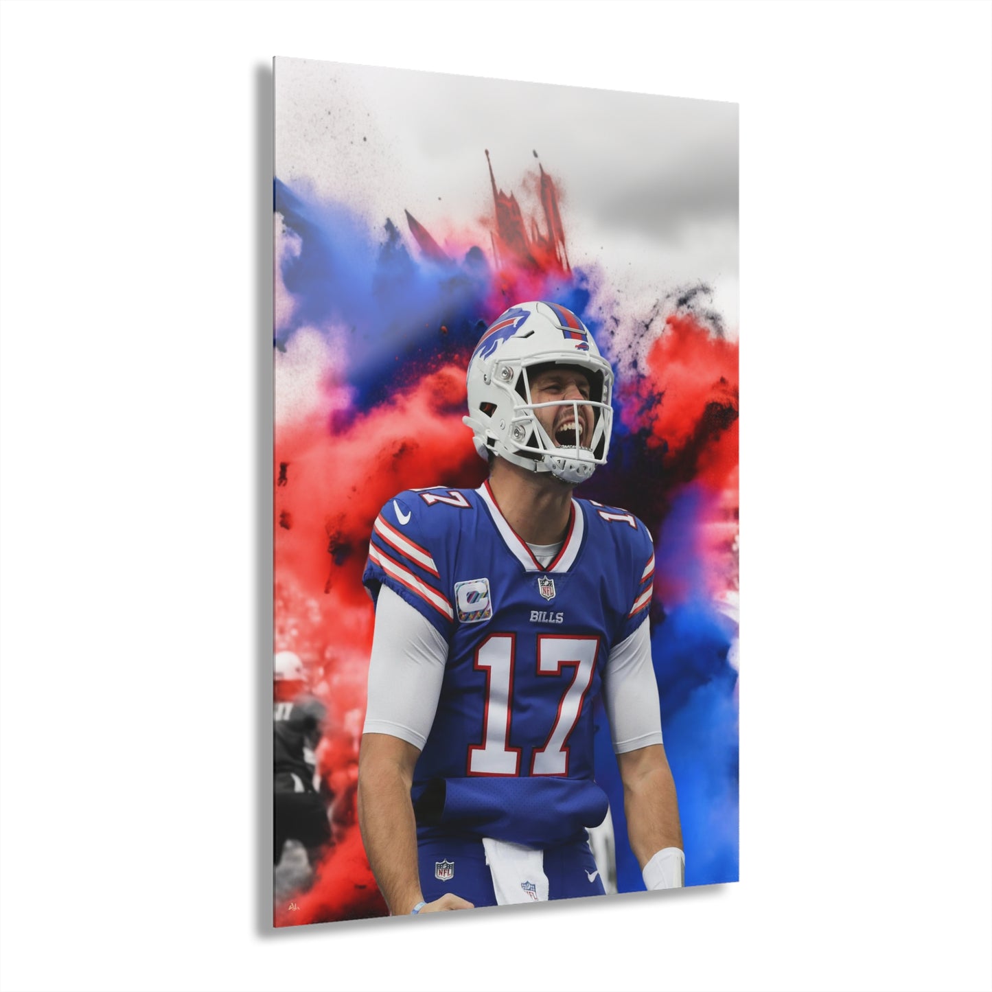 Allen, Bills Fan Concept, Football Lover, Acrylic Wall Art