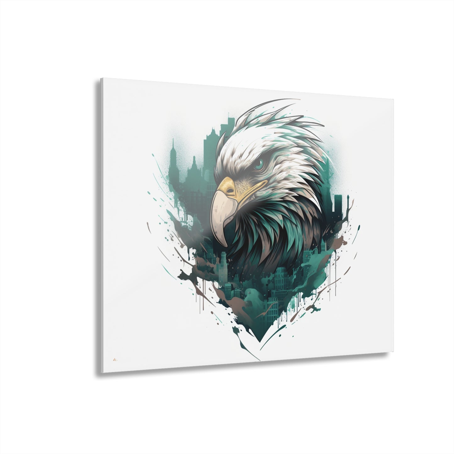 Eagle's Ascent, Philadelphia, Football, Fan Concept Style, Acrylic Wall Art