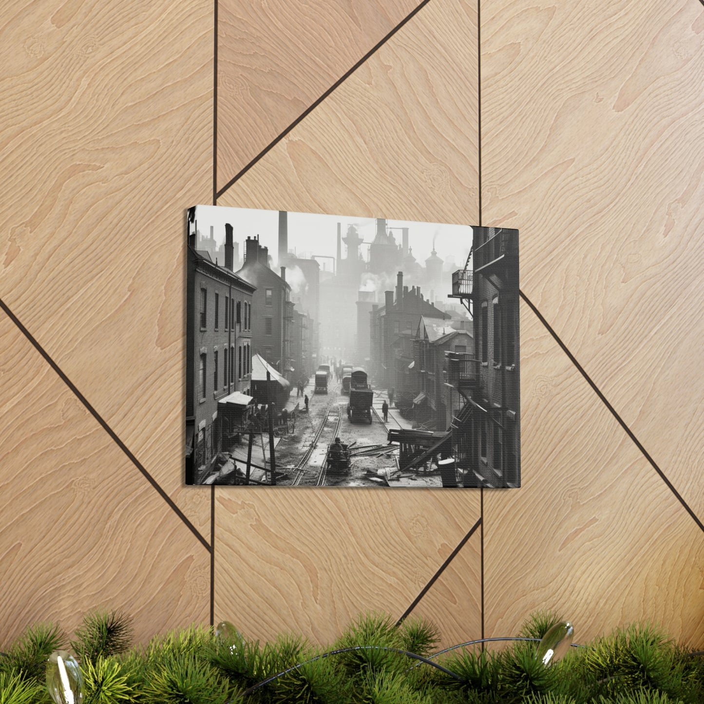 Industrial City Canvas Art