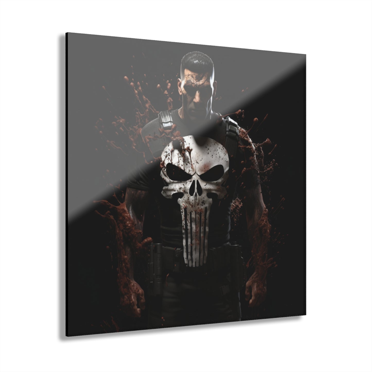 Punisher, Marvel Color Splash, Concept, Style, Acrylic Wall Art