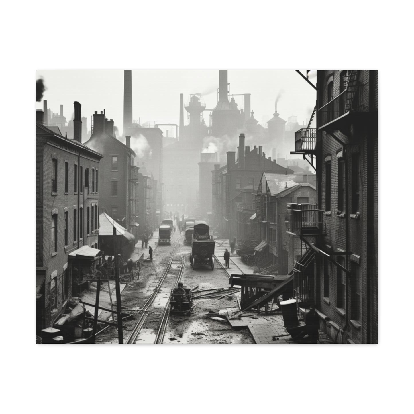 Industrial City Canvas Art