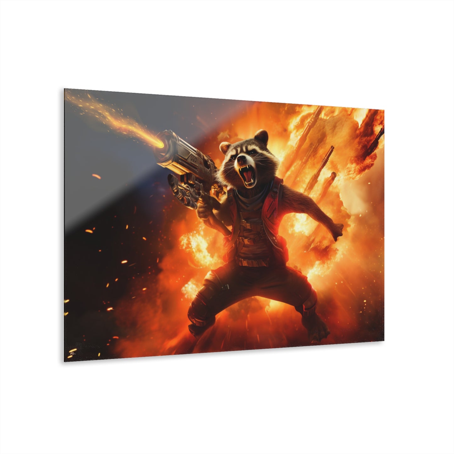 Rocket, Pop Culture Concept Style, Acrylic Wall Art