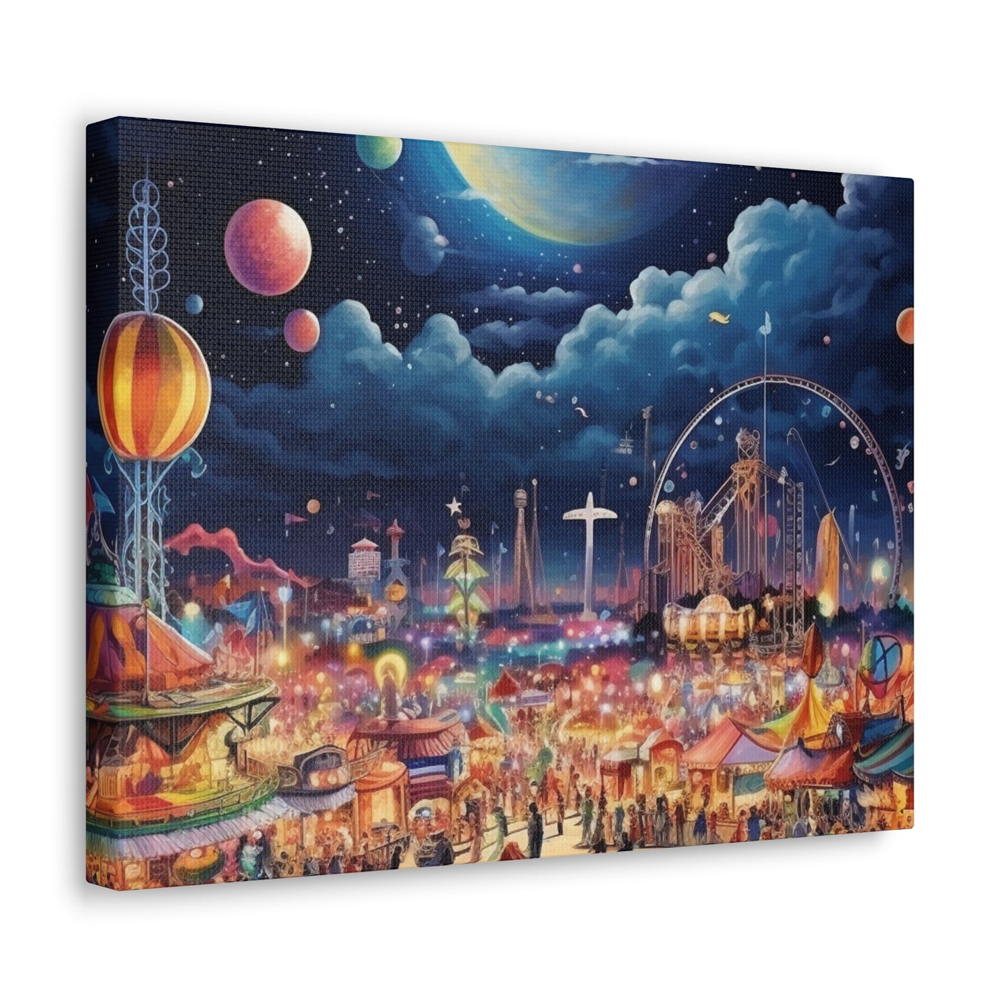 Space Carnival Canvas Art