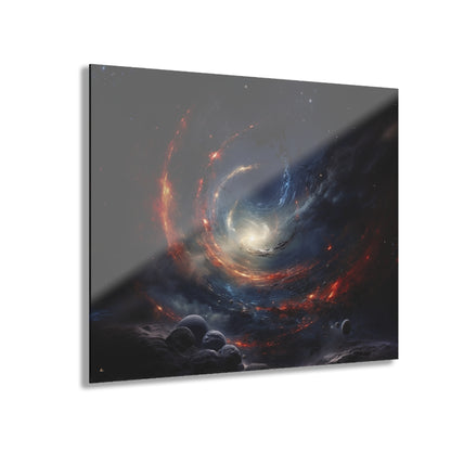 Celestial Vortex, Space Concept Style, Acrylic Wall Art