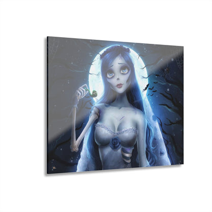 Graveyard Bride, Corpses' Bride, Animated Color Splash, Concept Style, Acrylic Wall Art