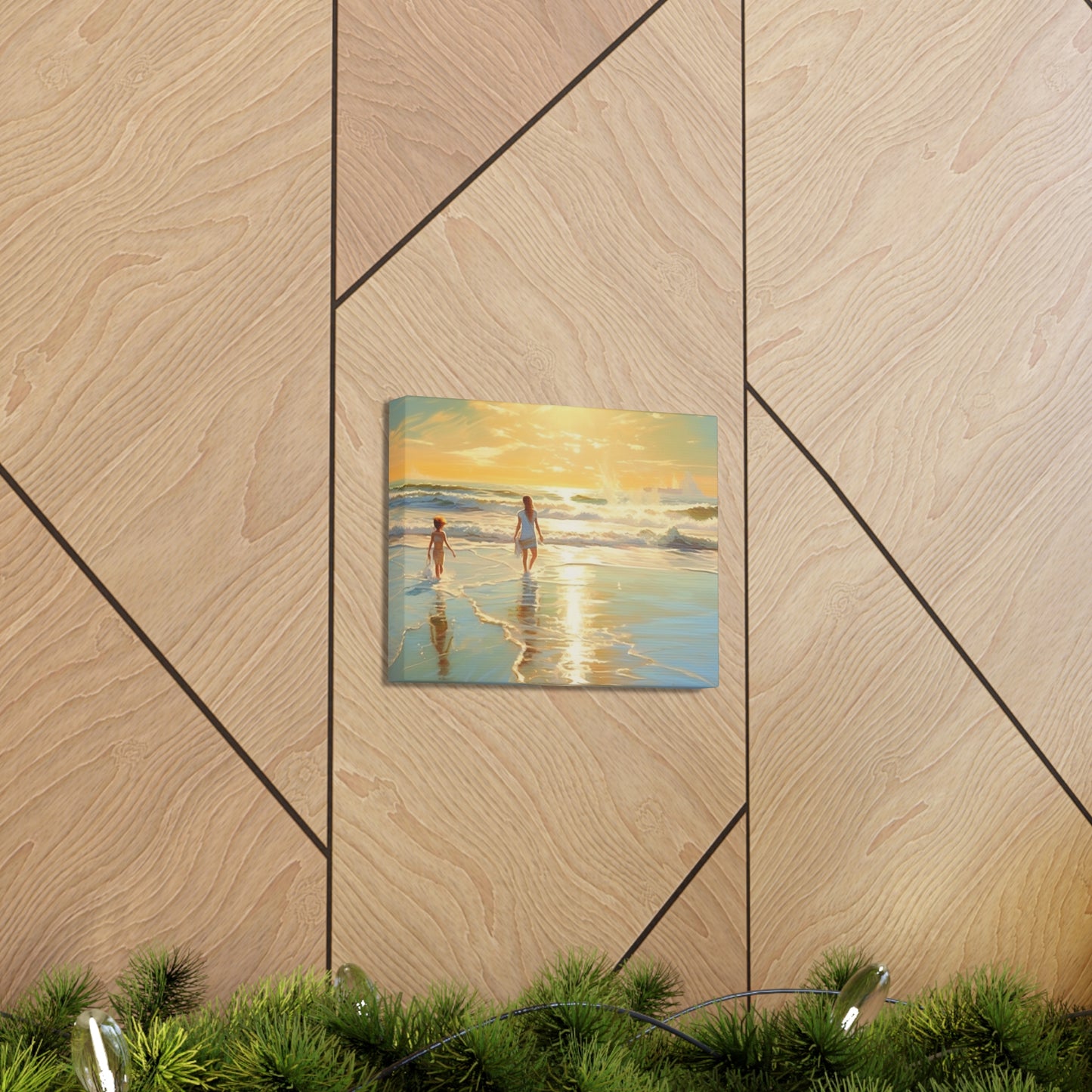 Sunset Walk Canvas Art