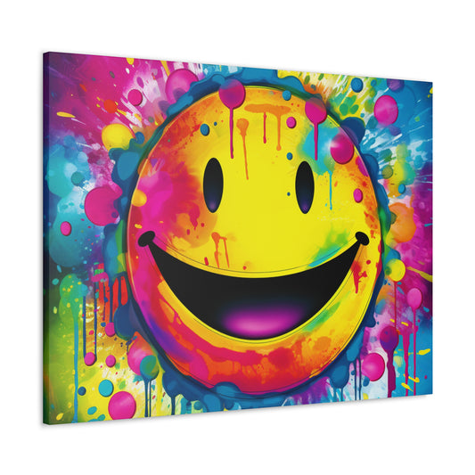 Just Smile Canvas Art