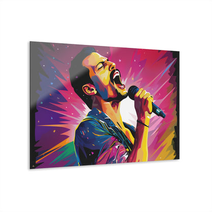 Freddie Mercury, Concept Style, Color Splash, Acrylic Wall Art