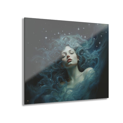 Ethereal Dream, No Background, Space Concept Style, Acrylic Wall Art