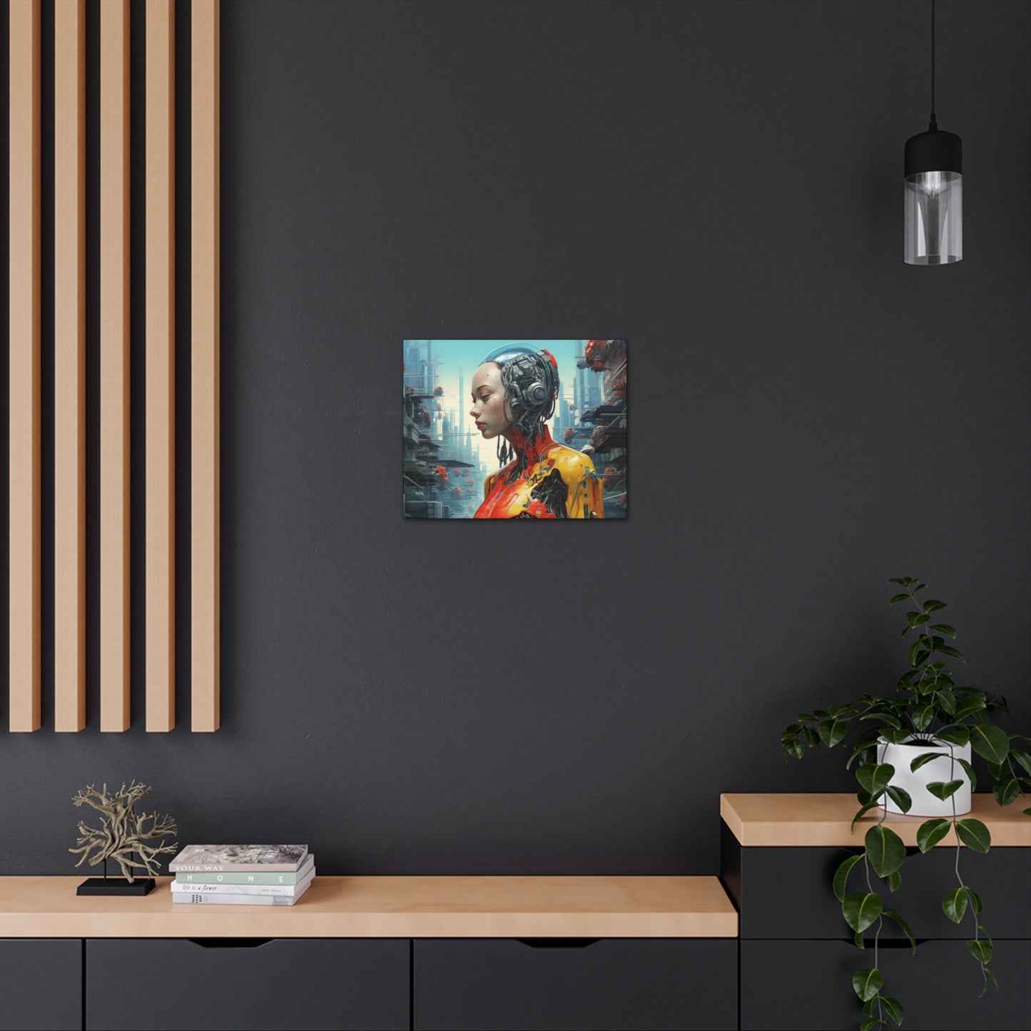 Pretty AI Canvas Art