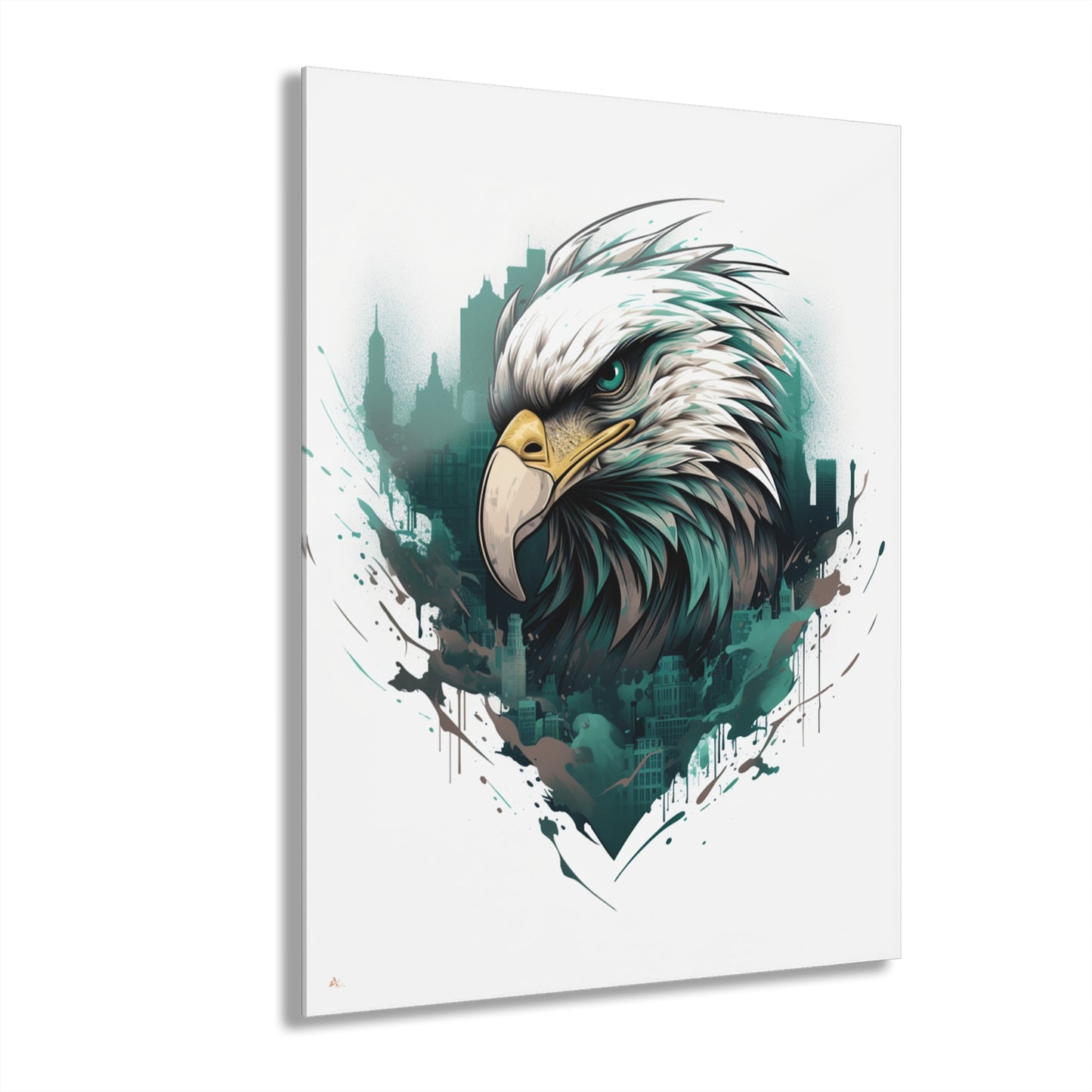 Eagle's Ascent, Philadelphia, Football, Fan Concept Style, Acrylic Wall Art