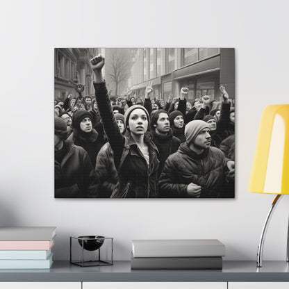 Protest Canvas Art