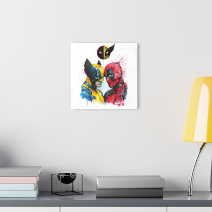 Regenerative Adversaries, Fan Concept Style, Wolverine and Dead Pool, Acrylic Wall Art