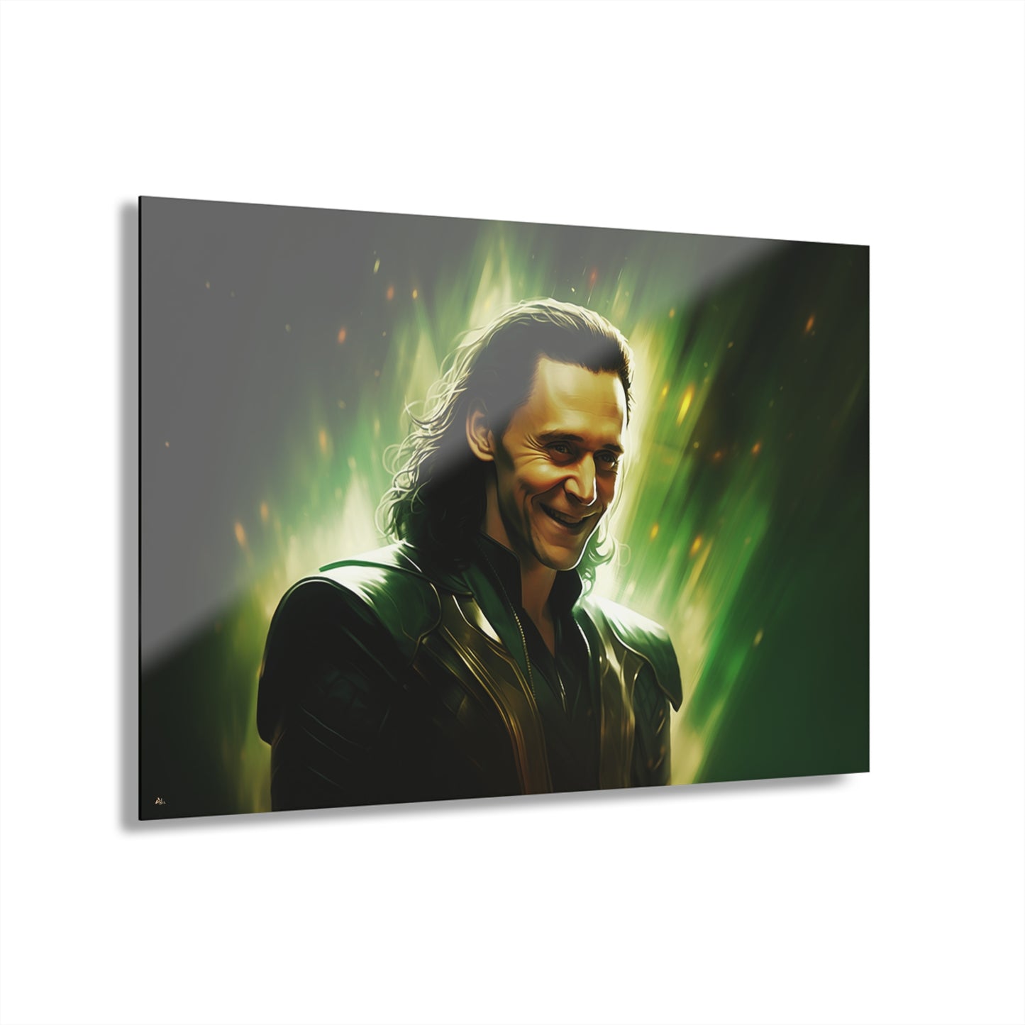 Glorious Purpose, Loki, Marvel Color Splash, Concept Style, Acrylic Wall Art