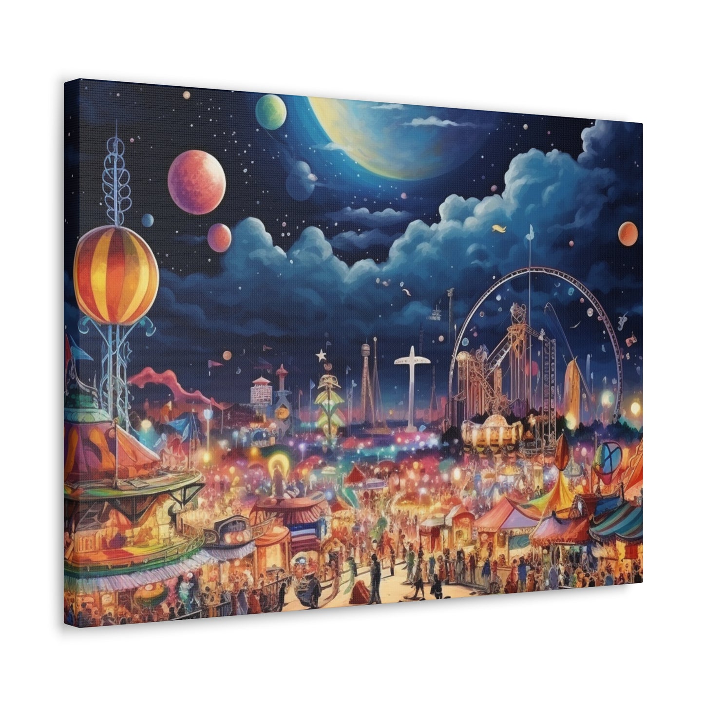 Space Carnival Canvas Art