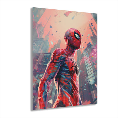 Spidey, Marvel Color Splash, Concept Style, Acrylic Wall Art