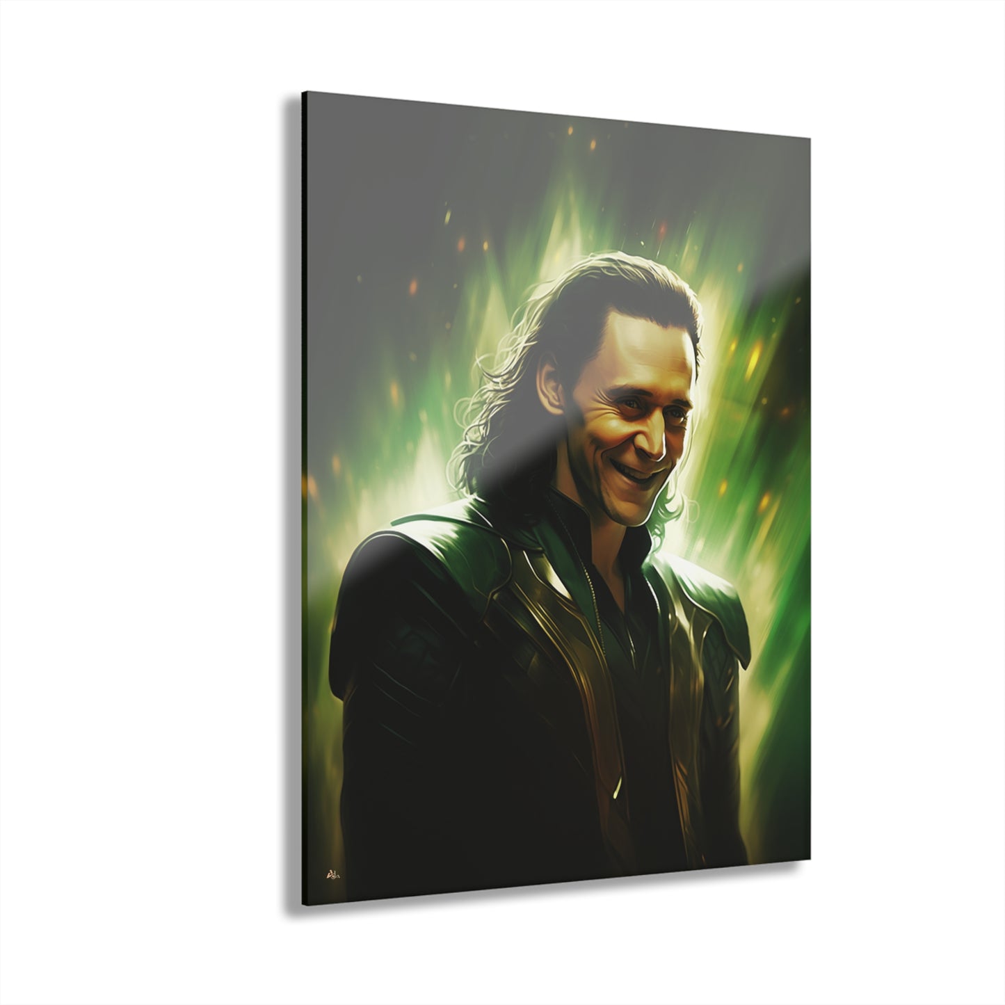 Glorious Purpose, Loki, Marvel Color Splash, Concept Style, Acrylic Wall Art