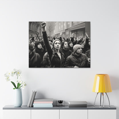 Protest Canvas Art