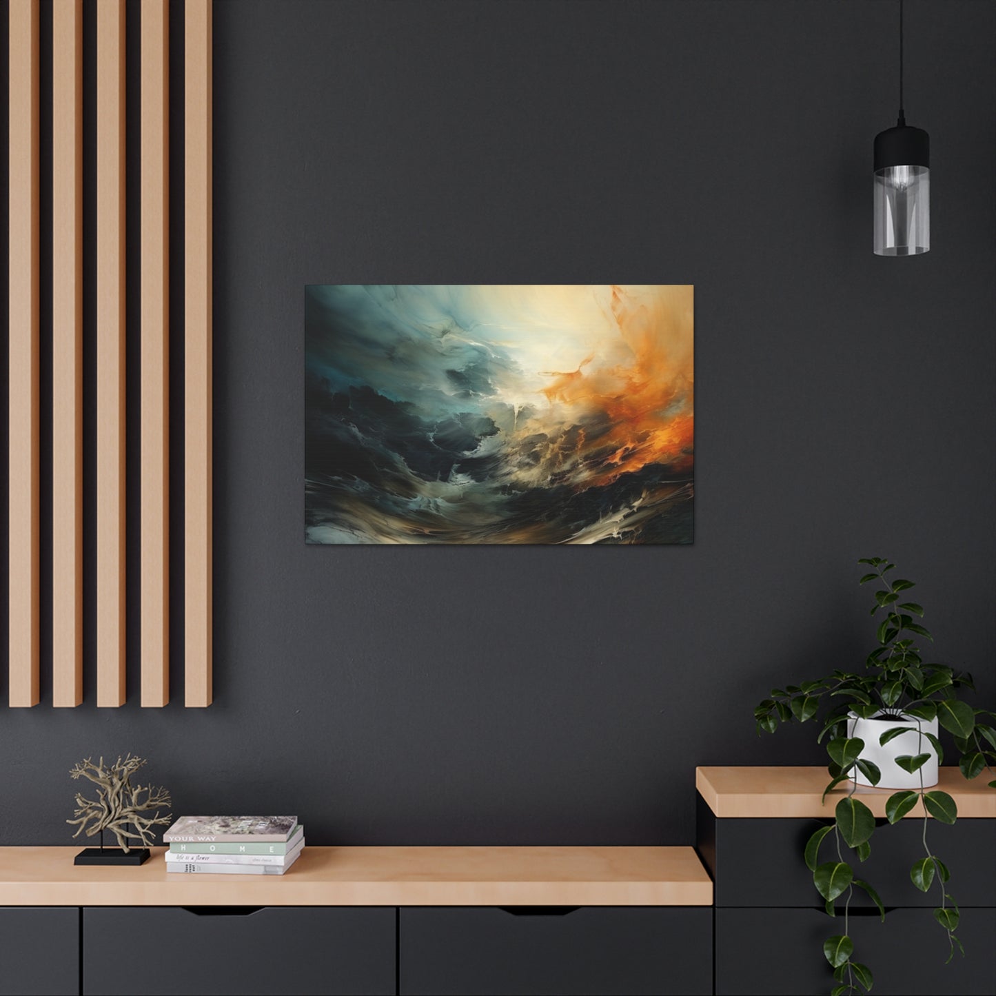 Fire storm Canvas