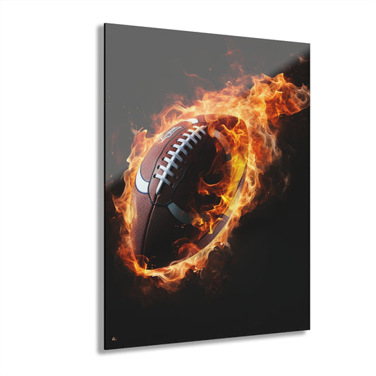 Monday Night Football, No Background, Sports Concept Style, Acrylic Wall Art