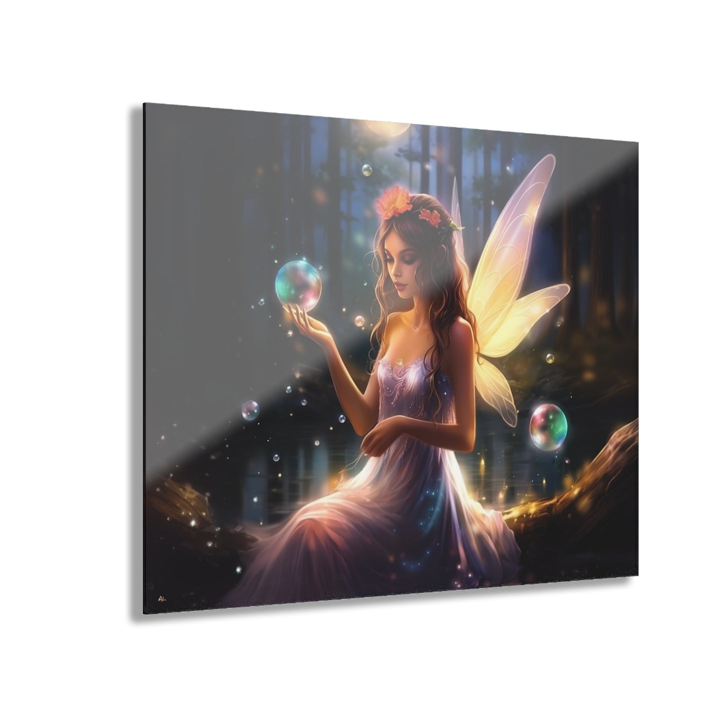 Bubbly Fairy, Fantasy, Concept, Acrylic Wall Art