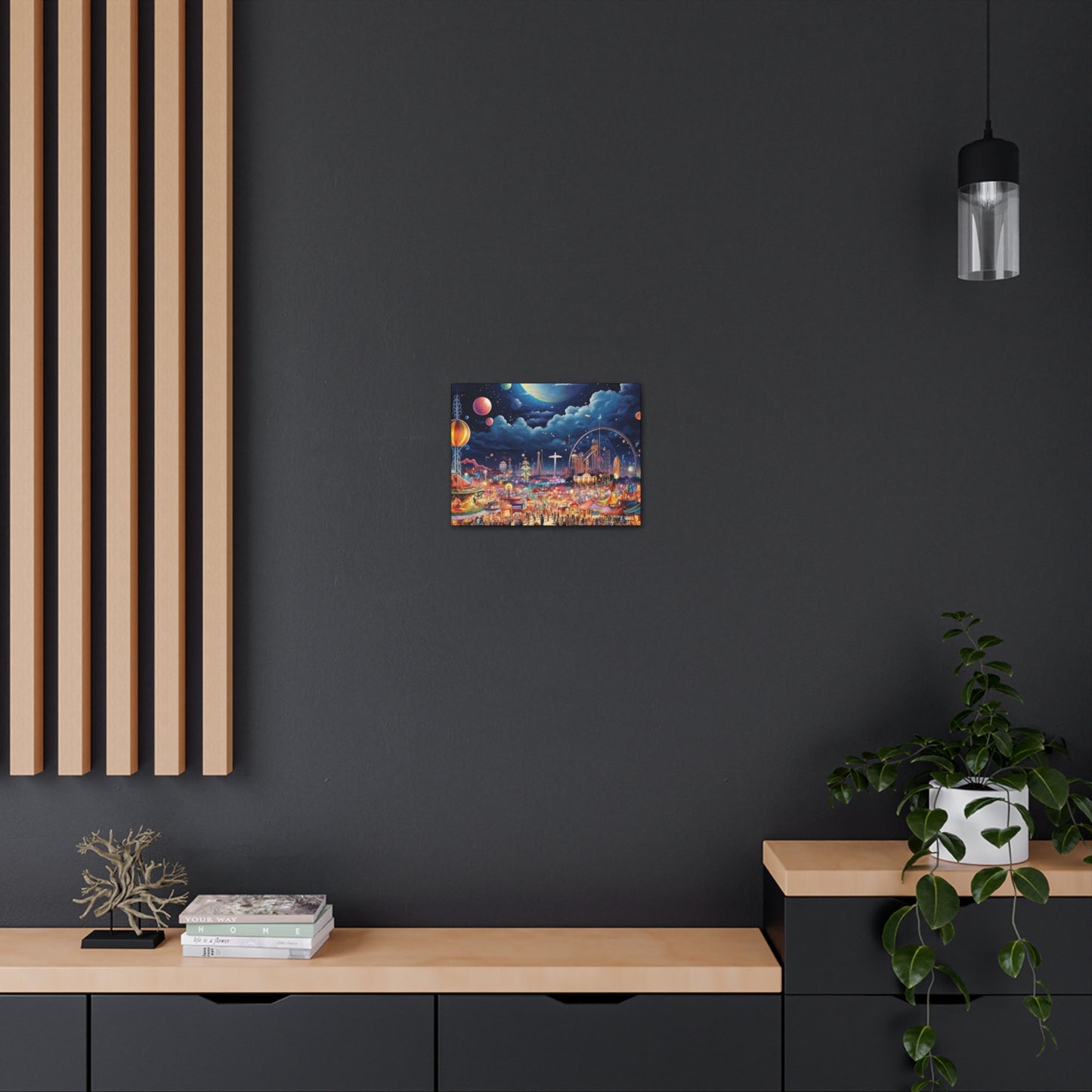 Space Carnival Canvas Art