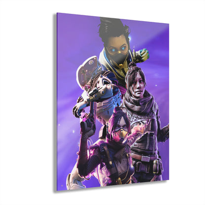 "Wraith's Kaleidoscopic Essence" Apex Legends Fan Concept Style, Acrylic Wall Art