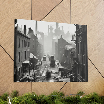 Industrial City Canvas Art