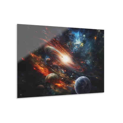 Galactic Whirlpool, Space Concept Style, Acrylic Wall Art