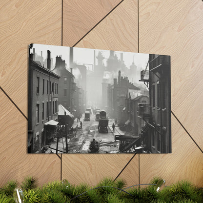 Industrial City Canvas Art