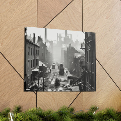 Industrial City Canvas Art