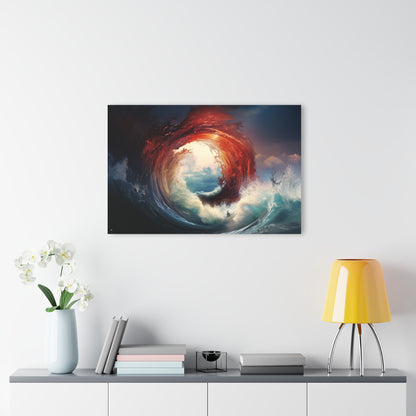 Sea Portal, Abstract Concept Style, Acrylic Wall Art