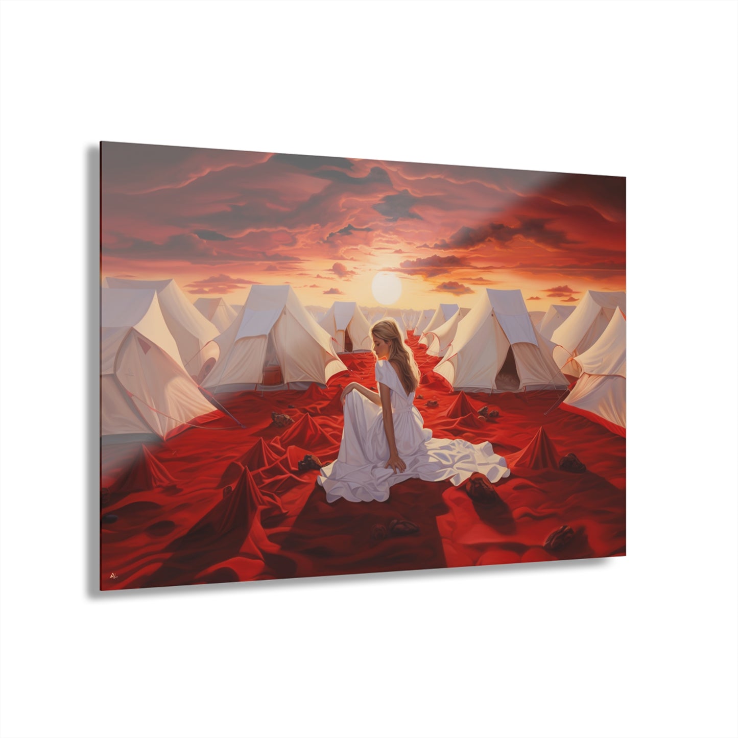 Purity, Concept Style, Color splash, Acrylic Wall Art