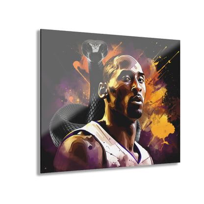 Black Mamba, Kobe, Fan Concept Color Splash Style, Acrylic Wall Art