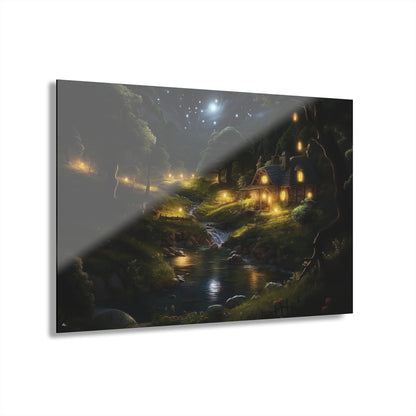 Evening Whispers, Landscape, Concept Style, Acrylic Wall Art