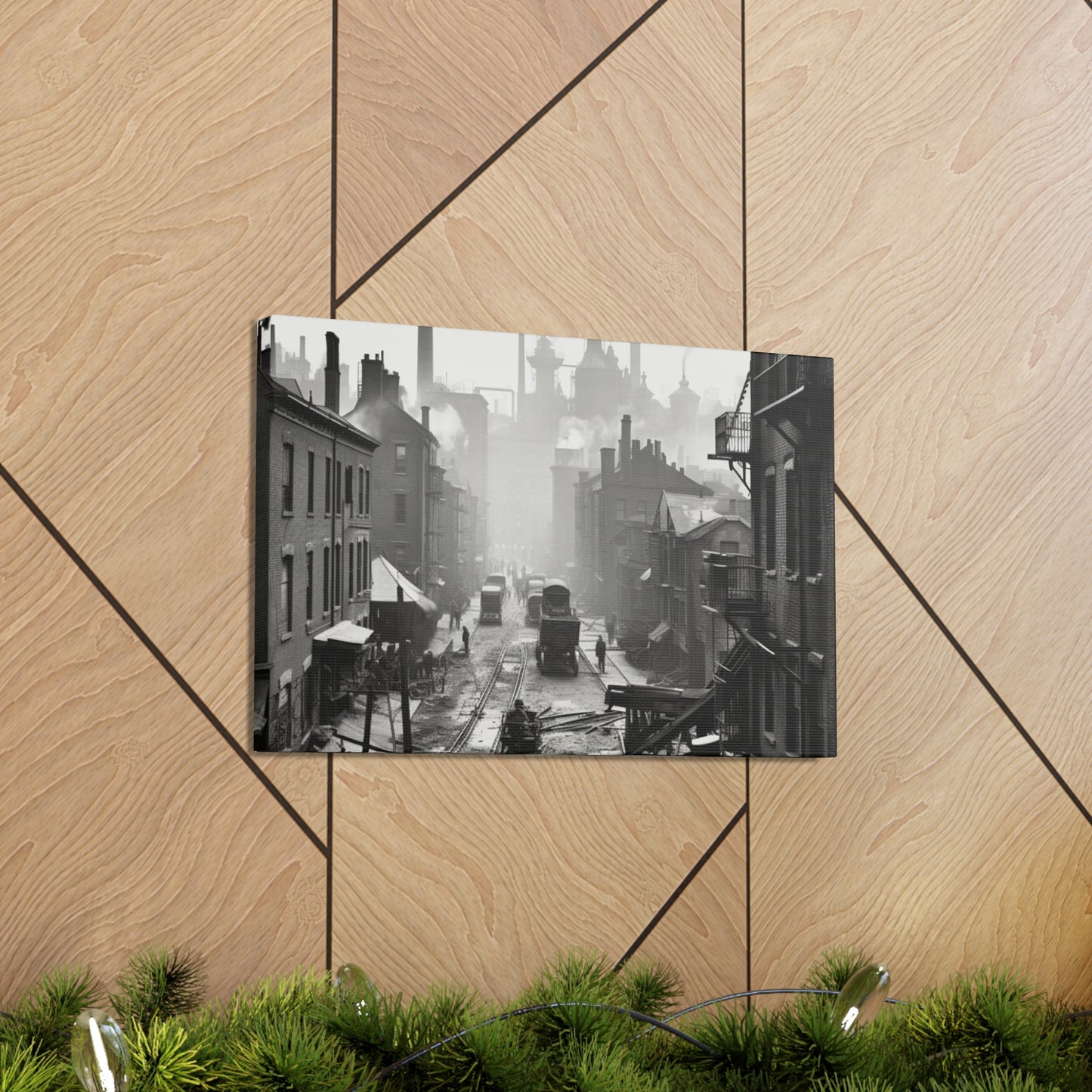 Industrial City Canvas Art