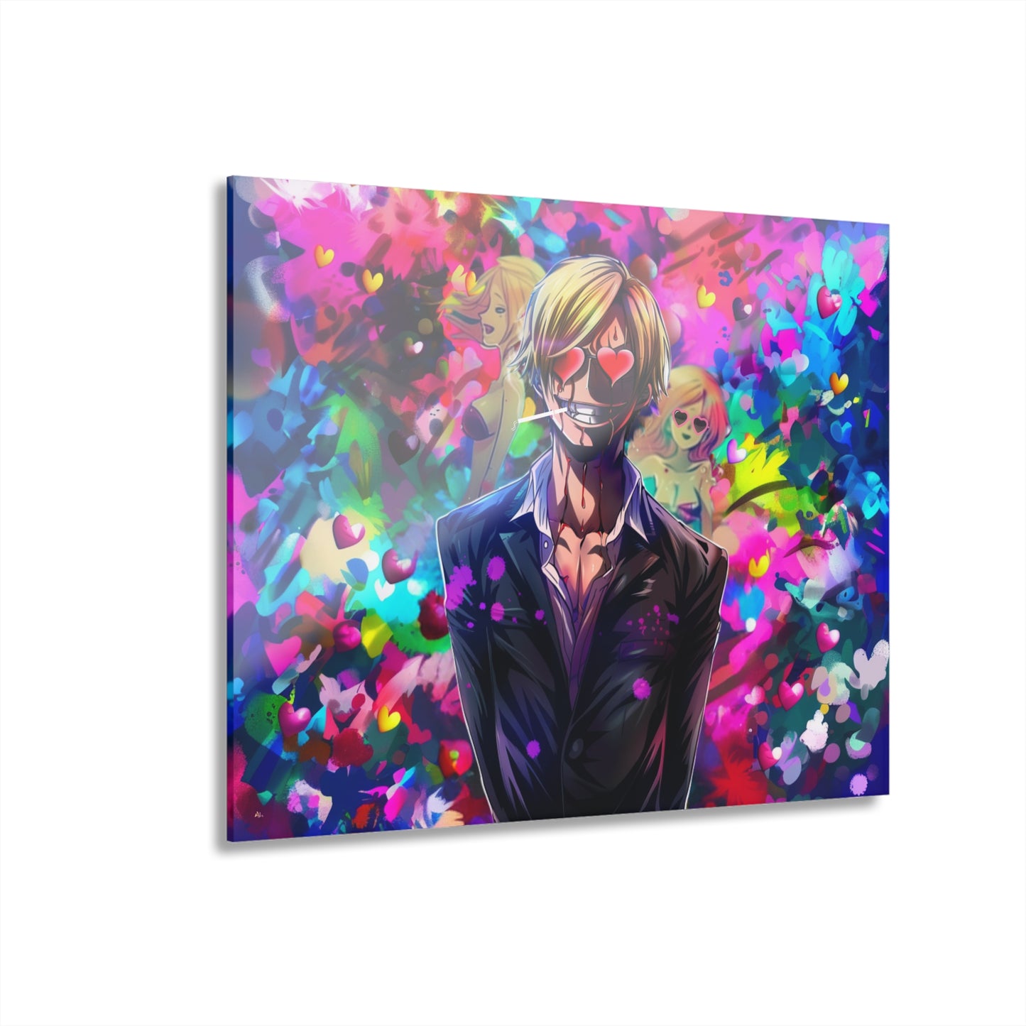 Lovestruck Sanji, One Piece Concept Style, Acrylic Wall Art