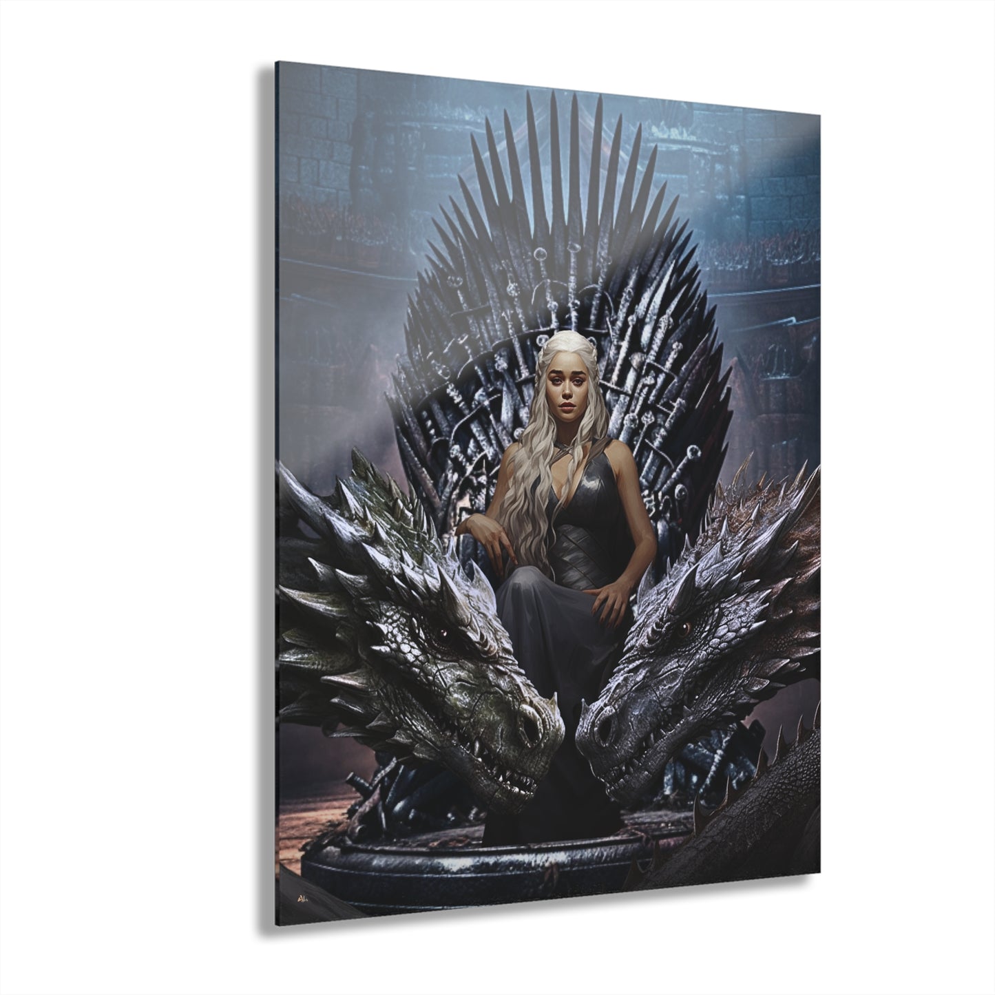 Mother of Dragons, GOT, Concept Style, Acrylic Wall Art