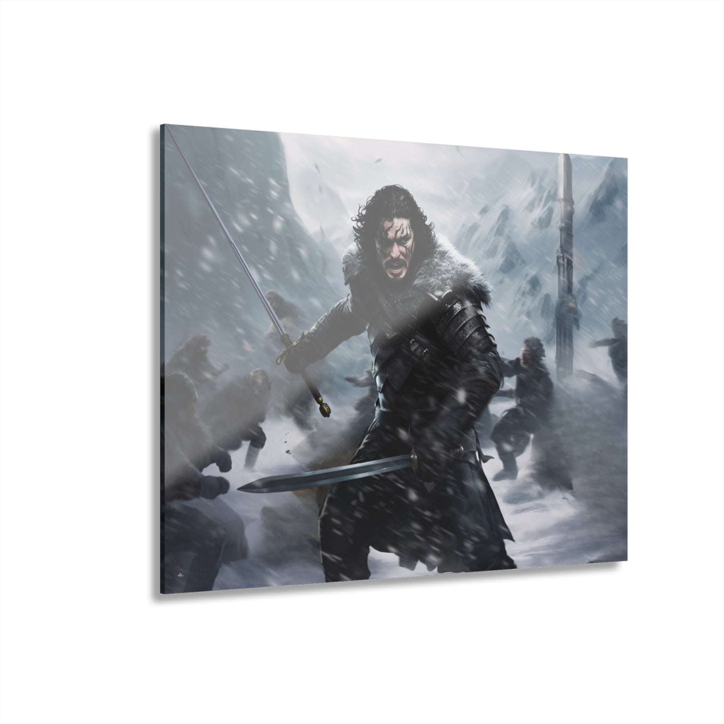 Snow, GOT, tv show, Concept Style, Acrylic Wall Art