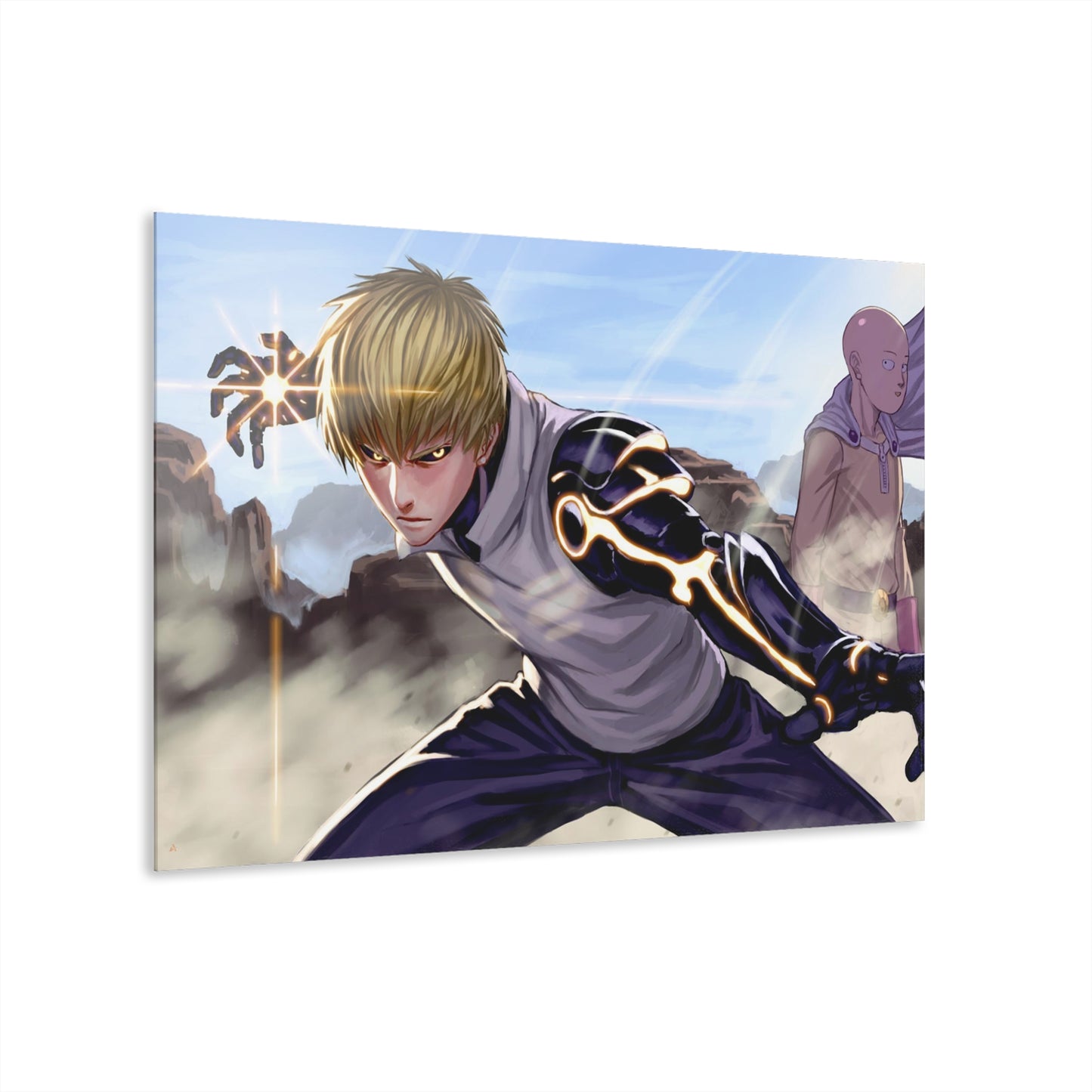 Genos, One Punch Man, Fan Concept Style, Pop Culture, Acrylic Wall Art