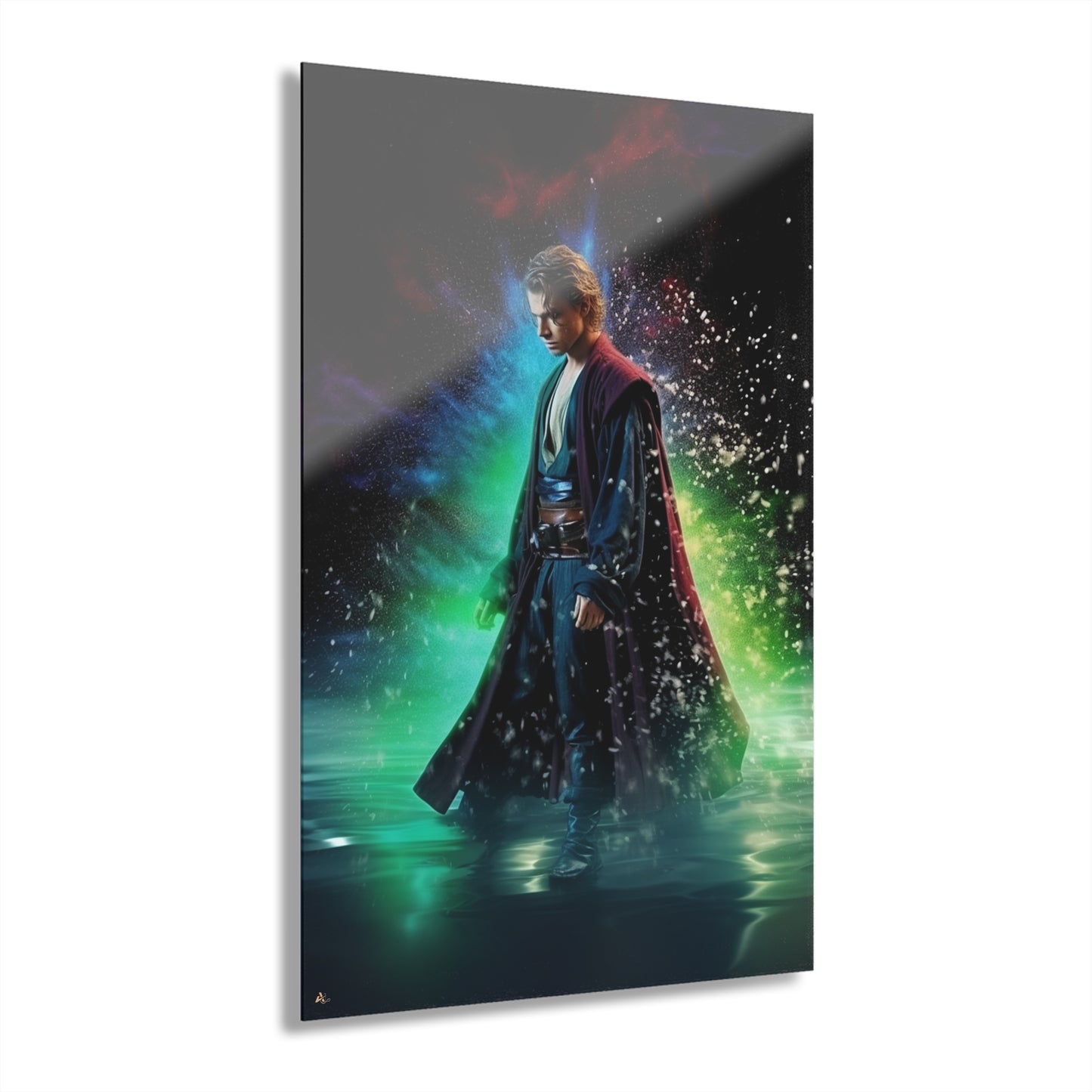 Anakin Dream Walk, Star Wars Color Splash, Concept Style, Acrylic Wall Art