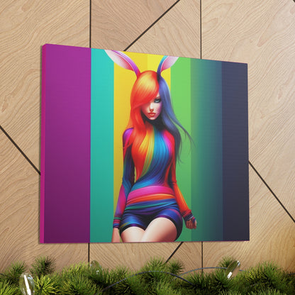 Bad Bunny Canvas Art