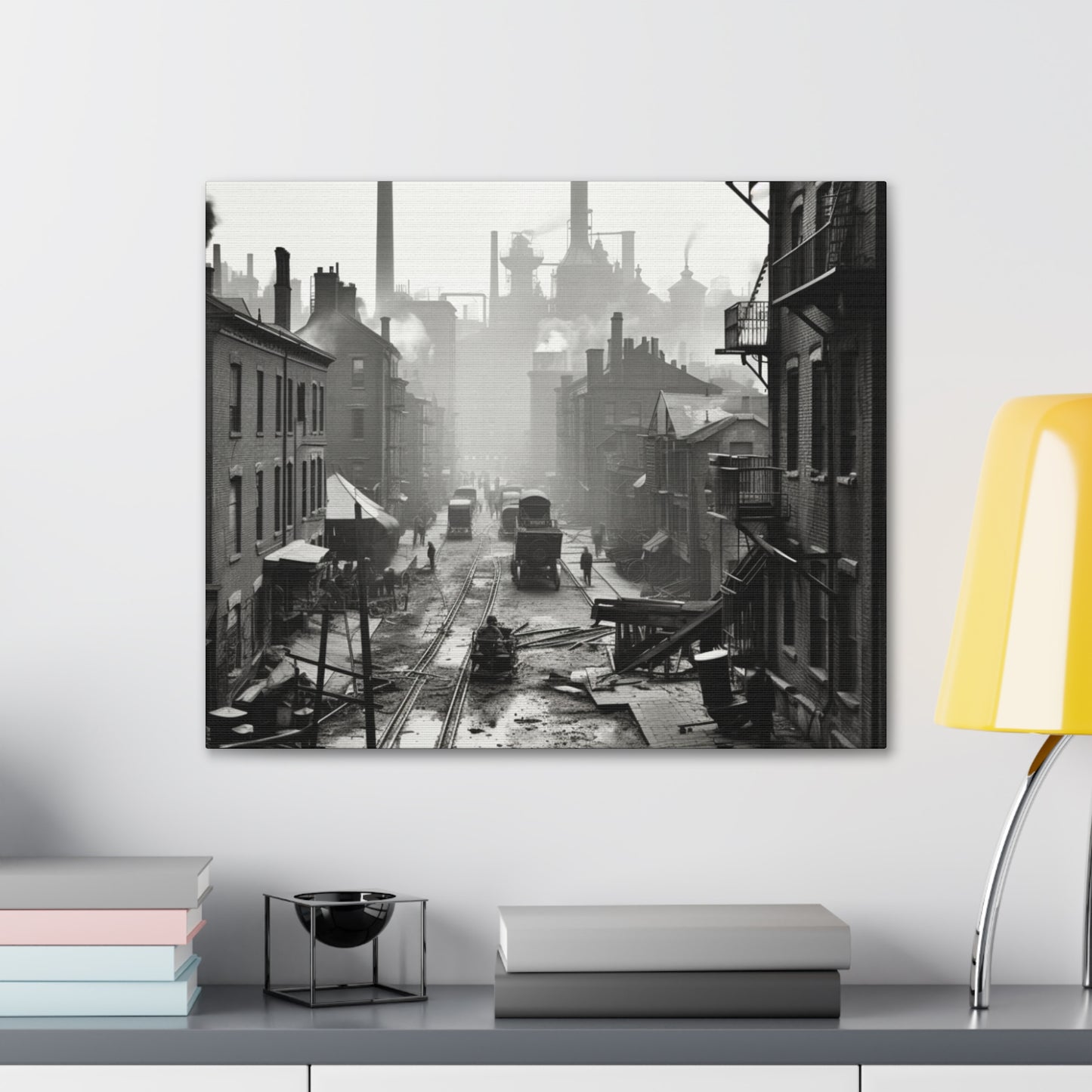 Industrial City Canvas Art