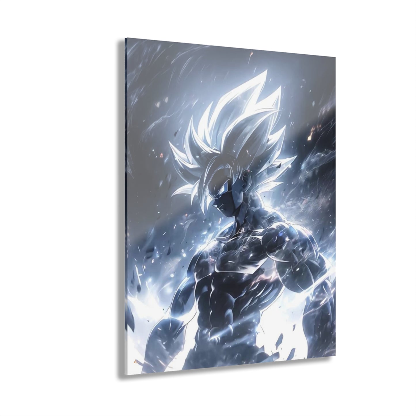 Ultra Mastered, Goku, Anime, Color Splash, Concept Style, Acrylic Wall Art