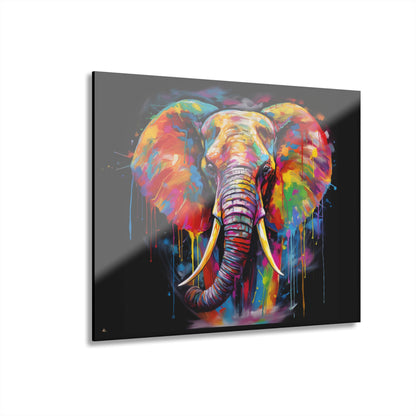 Tusk, No Background, Animals Concept Style, Acrylic Wall Art