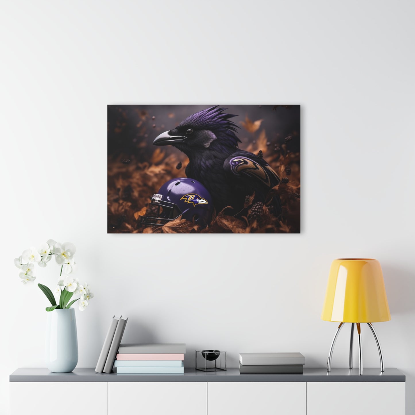 Raven's Game, Baltimore Fan Concept Style, Acrylic Wall Art